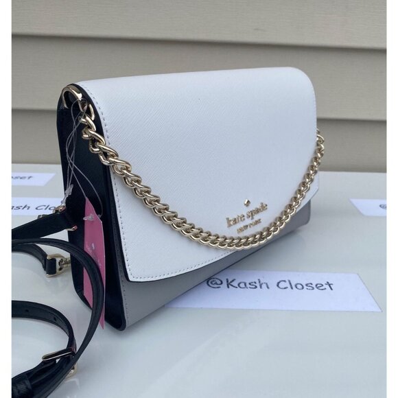 Kate Spade crossbody carson purse convertible shoulder bag nimbus grey - Picture 2 of 12